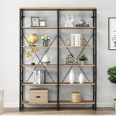 Evie Home Julian 6 Tier Bookcase