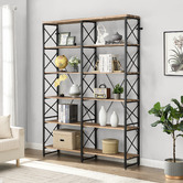 Evie Home Julian 6 Tier Bookcase