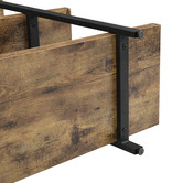 Evie Home Keanna Industrial 4 Tier Shelving Unit