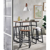 Evie Home 4 Seater Easton Bar Table Set