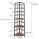 Evie Home Kilner 5 Tier Corner Shelf