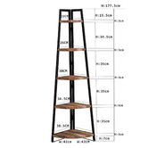 Evie Home Caesar Industrial Corner Shelf