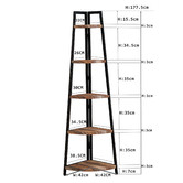 Evie Home Caesar Industrial Corner Shelf