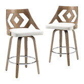Evie Home 66cm Agni Swivel Barstools