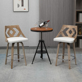 Evie Home 66cm Agni Swivel Barstools