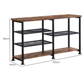 Evie Home Eser 4 Tier Console Table