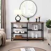 Evie Home Eser 4 Tier Console Table