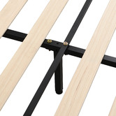 Evie Home Holt Button-Tufted Bed Frame