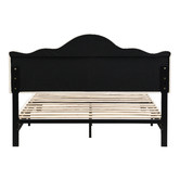 Evie Home Holt Button-Tufted Bed Frame