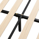 Evie Home Holt Button-Tufted Bed Frame