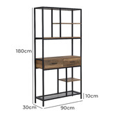 Evie Home Ridley Shelving Unit