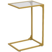 Evie Home Midas Tempered Glass Side Tables