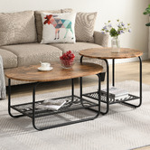 Evie Home 2 Piece Easton Coffee Table &amp; Side Table Set