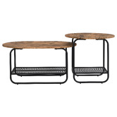 Evie Home 2 Piece Easton Coffee Table &amp; Side Table Set