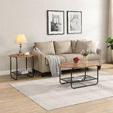 Evie Home 2 Piece Easton Coffee Table &amp; Side Table Set
