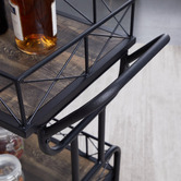 Evie Home Ashford Industrial Steel Bar Cart