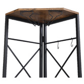 Evie Home Etienne Corner Wine Cabinet