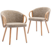 Evie Home Watson Boucle Dining Chairs