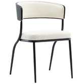 Evie Home Nathan Boucle Dining Chairs