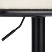 Evie Home Lathan Boucle Adjustable Barstool