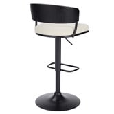Evie Home Lathan Boucle Adjustable Barstool