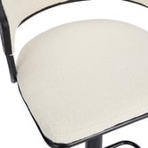 Evie Home Lathan Boucle Adjustable Barstool