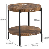 Evie Home Niko Side Table