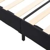 Evie Home Black Aldgate Velvet Bed