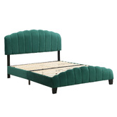 Evie Home Green Aldgate Velvet Bed