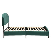 Evie Home Green Aldgate Velvet Bed