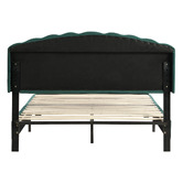 Evie Home Green Aldgate Velvet Bed