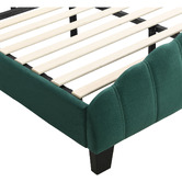 Evie Home Green Aldgate Velvet Bed
