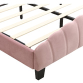 Evie Home Pink Aldgate Velvet Bed