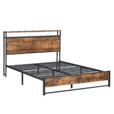 Evie Home Abbey Steel Bed