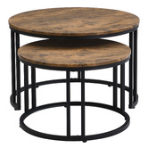 Evie Home 2 Piece Myra Nesting Coffee Table Set