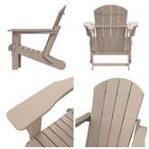 Evie Home Ehommate Outdoor Adirondack Chair
