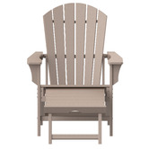 Evie Home Ehommate Outdoor Adirondack Chair with Footrest