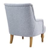 Evie Home Omar Button Tufted Armchair