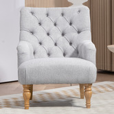 Evie Home Omar Button Tufted Armchair