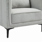 Evie Home Claudia Velvet Armchair
