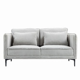 Evie Home Claudia 2 Seater Upholstered Sofa