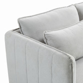 Evie Home Claudia 2 Seater Upholstered Sofa