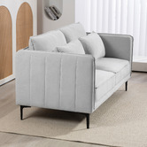 Evie Home Claudia 2 Seater Upholstered Sofa