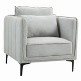 Evie Home Claudia Velvet Armchair