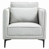Evie Home Claudia Velvet Armchair