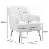 Evie Home Agnes Upholstered Armchair