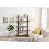 Evie Home Hudson 5 Tier Bookshelf
