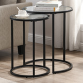 Evie Home 2 Piece Amelia Nesting Side Table Set
