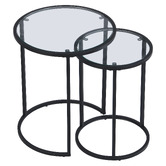 Evie Home 2 Piece Amelia Nesting Side Table Set