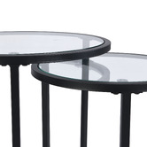 Evie Home 2 Piece Amelia Nesting Side Table Set